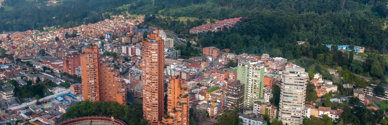 Panorámica de Bogotá desde el Cerro de Monserrate
