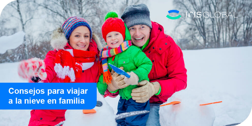 consejos de como viajar  a la nieve en familia 