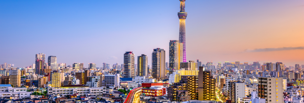 Sección transporte. Tren bala Shinkansen en una estación japonesa, 
con el monte Fuji al fondo si es posible.