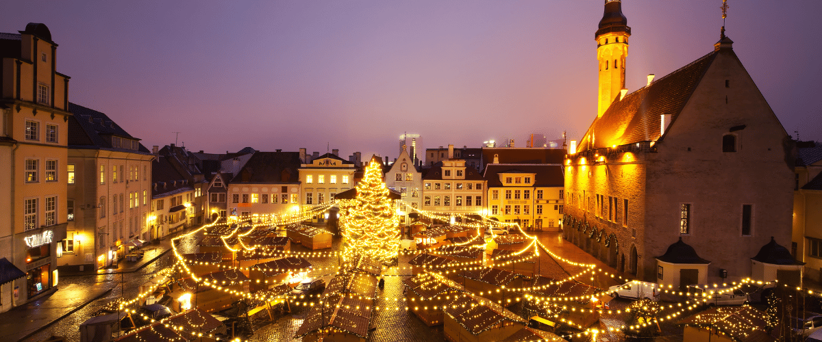 Tallín en navidad