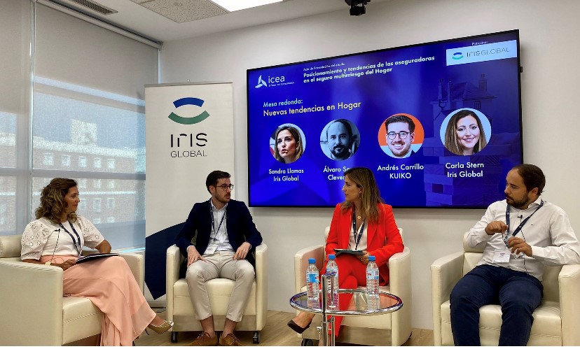 Sandra Llamas, Directora de Alianza de Servicios de Iris Global como 
moderadora en ICEA
