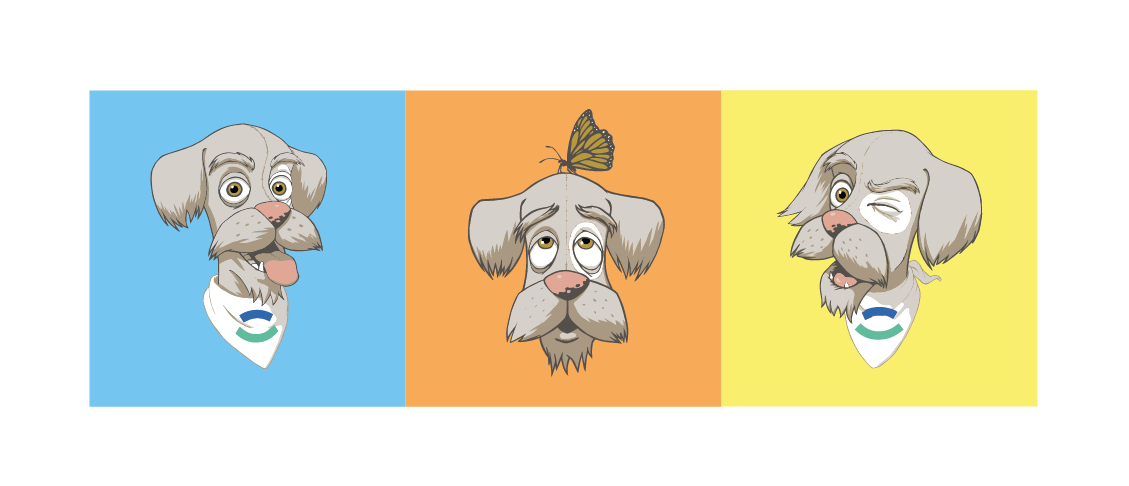 Puppyta, el perrito animado de Iris Global, imagen de la nueva cobertura 
para mascotas en viajes