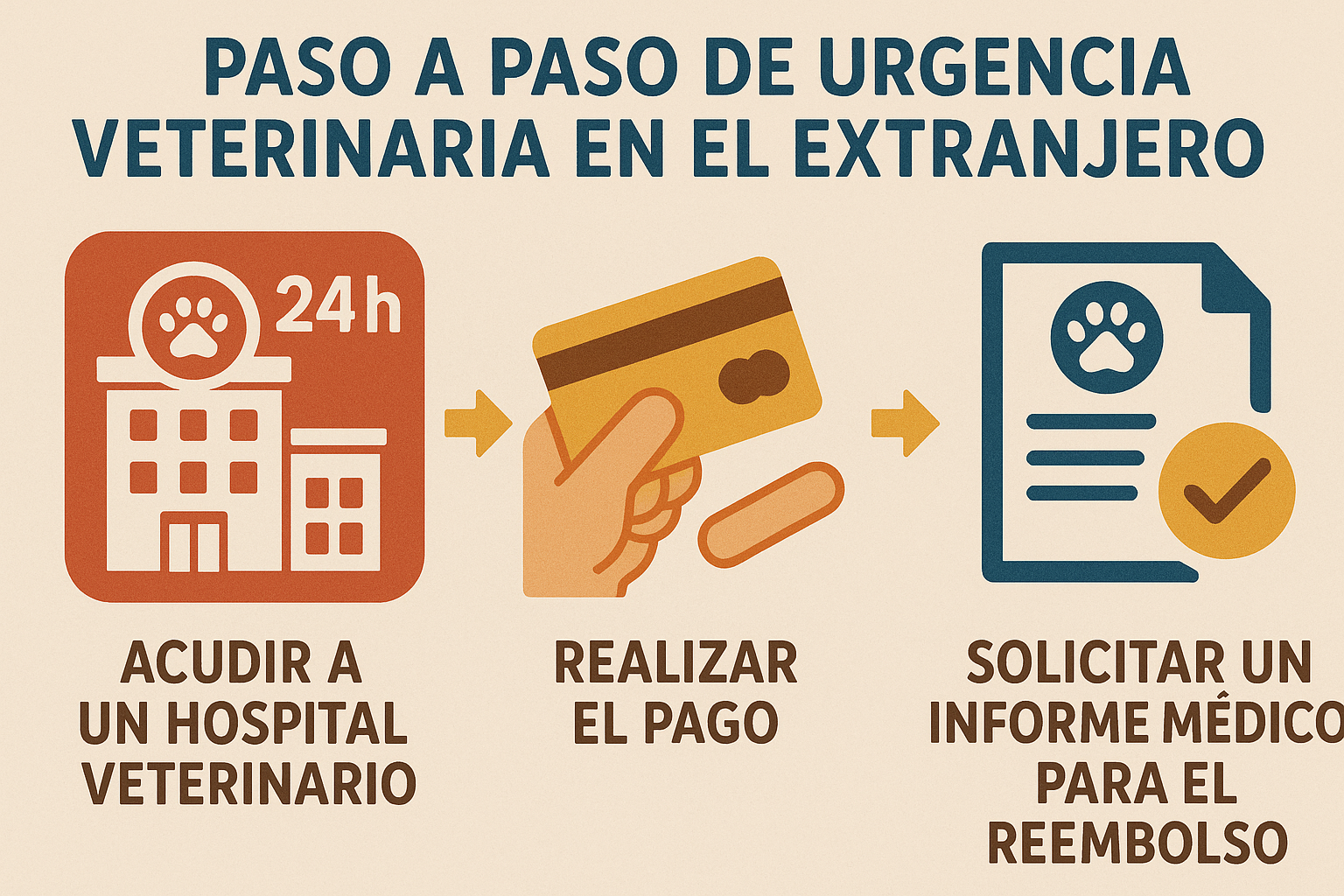 Protocolo de actuación ante urgencias veterinarias en el extranjero